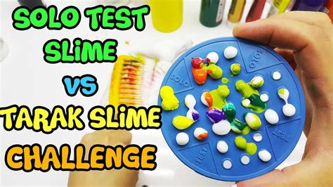 solo test slime vs tarak slime challenge eğlenceli challenge youtube