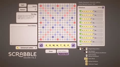 Scrabble Solver V11 Scrabble Solver By Artoftheblue