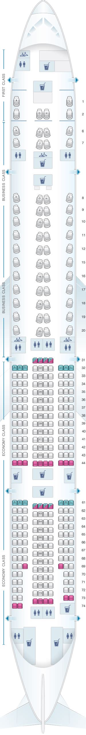 Seat Map China Eastern Airlines Boeing B777 300er Seatmaestro