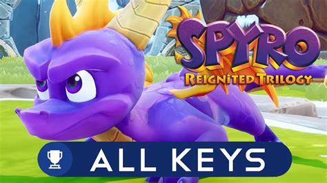 Spyro Reignited Trilogy All Keys Spyro The Dragon Youtube