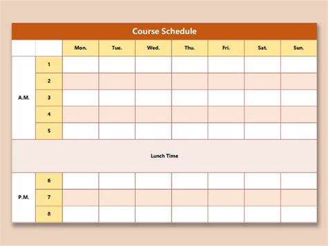 Monthly Schedule Template Excel Sheets Wps Office Academy