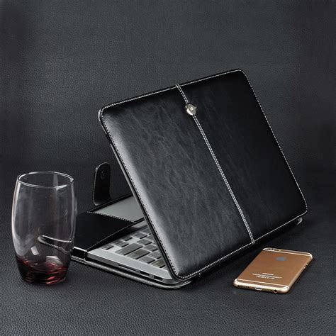 Luxury Pu Leather Case Cover Buckle Laptop Bag Pouch For New Macbook 12