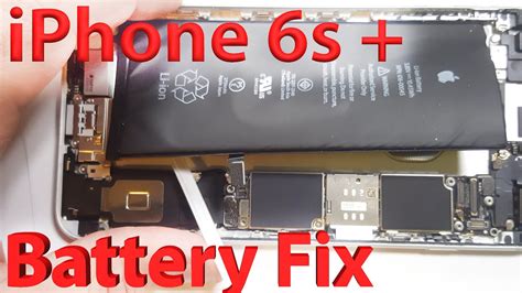 If you prefer to replace the adhesive, have a set of new adhesive strips ready before you continue. iPhone 6s Plus battery replacement in 3 minutes - YouTube