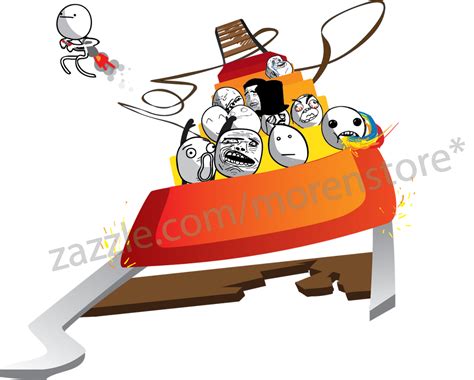 Rage Faces On Roller Coaster By Nyrow On Deviantart