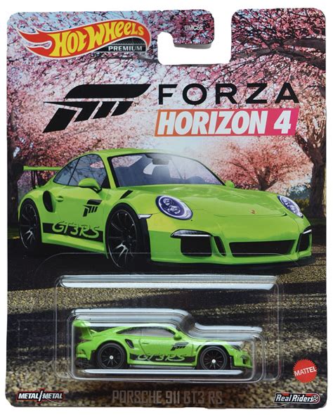 Buy Hot Wheels Porsche 911 Gt3 Rs Green Forza Horizon 4 Online At