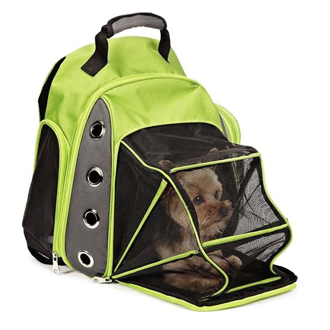 Pet Backpack Carrier Small Green