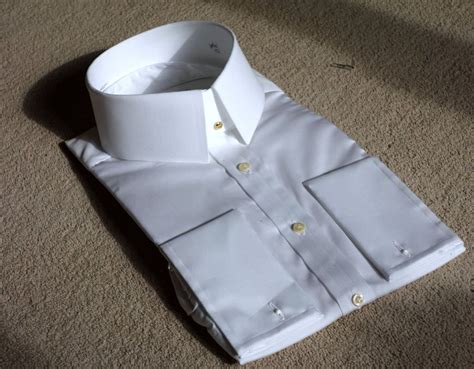 Darcy Stiff Collar In Sunshine Club Collar Dress Shirt Mens Shirt