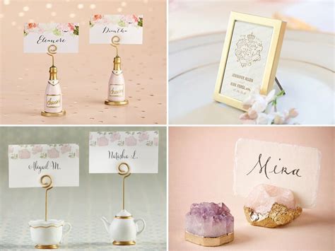 23 Place Card Holders For Your Wedding And Bridal Shower