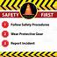 Workplace Safety Sign Icon Stock Illustration  Download Image Now IStock