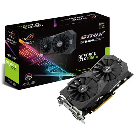 The asus strix gtx 1050 ti's aftermarket solution is a crisp reminder that you can innovate and design a graphics card that still looks classy at a respectable price point. Asus Strix GeForce® GTX 1050 Ti Gaming 4GB GDDR5 - Tarjeta ...
