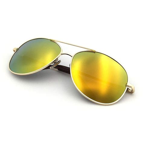 J S Premium Military Style Classic Aviator Sunglasses Polarized 100 Uv Protection Classic