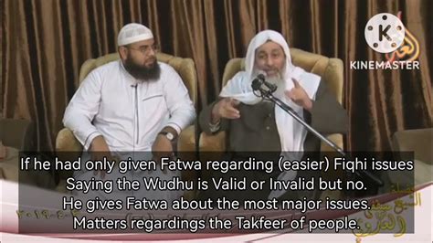 The Tabdee And Takfeer Groups Shaykh Mustafa Al Adawi Youtube