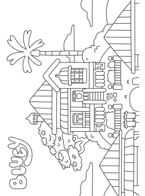 As of today we have 80,109,810 ebooks for you to download for free. Kids-n-fun.com | Coloring page Bluey House