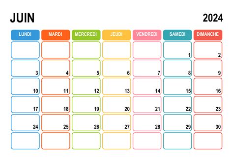 Calendrier 2024 Juin 2024 Printable Monthly Calendar 2024