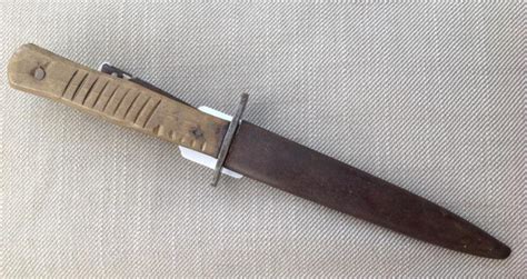 Ww1 Imperial German Trench Knife With 142mm Long Double Edged Blade