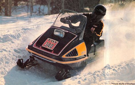 Classic Snowmobiles Of The Past 1976 Ski Doo 340 Tnt
