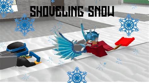 Im Shoveling Snow Roblox Shoveling Snow Simulator Youtube