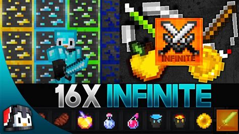 Original Infinite 16x Mcpe Pvp Texture Pack Fps Friendly By Fin