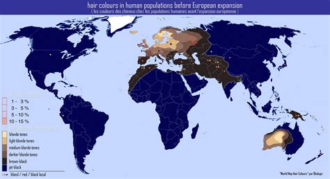 Hair Color Map Of Europe Tattoosupplygreenvillesc