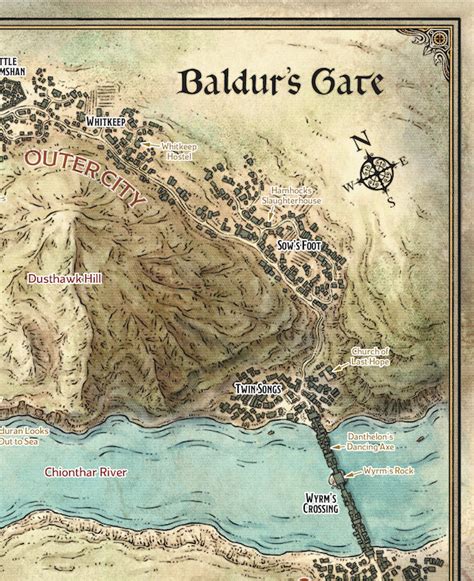 Dd 5e Baldurs Gate Map