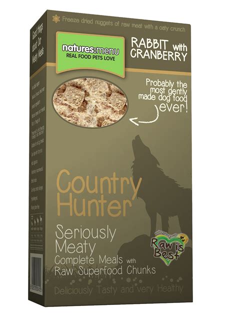 Maybe you would like to learn more about one of these? Natures Menu Country Hunter Complete Crunch Rabbit Adult ...