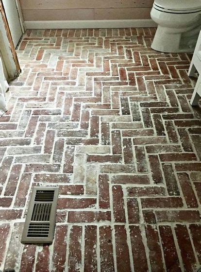 How To Install A Brick Tile Floor Brick Tile Floor Brick Tiles Tile