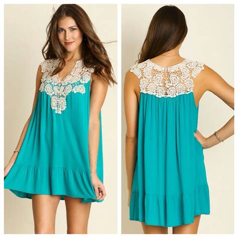 Teal Crochet Dress For Summer 😍 Crochet Dress Summer Dresses Dresses
