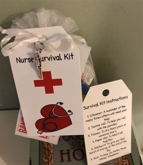 Nurse Survival Kit Gift Graduation Gift For Nurses Survival Kit Gifts Diy Teacher Gifts Diy