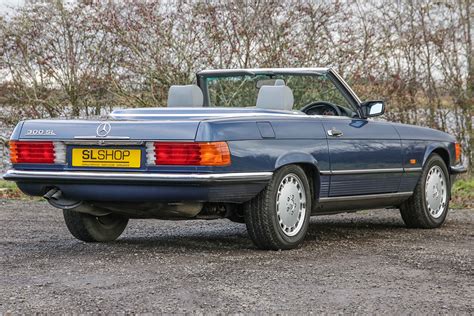 The 300sl is a car that can take first place in a concours d'elegance, then clobber all comers in a tough race. 1987 Mercedes-Benz 300SL (R107) Nautical Blue with Grey ...