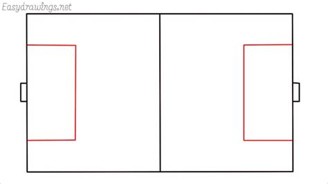 How To Draw A Football Court Step By Step 7 Easy Phase