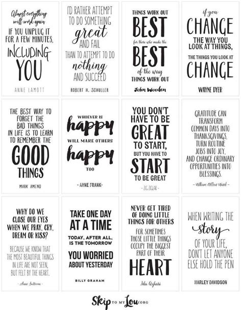 Amazing Life Quotes To Inspire Free Printable Cards Printable Life