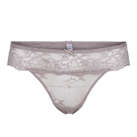 Lingadore Daily Lace String Taupe Polyamid Elasthan Xs Ld Xs