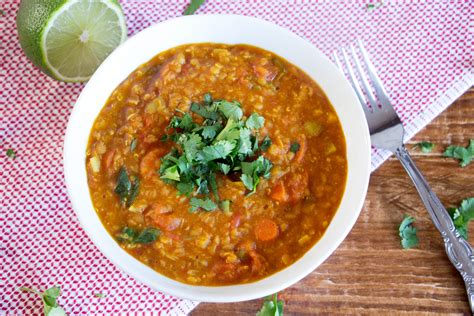 vegan red lentil curry recipe from pescetarian kitchen