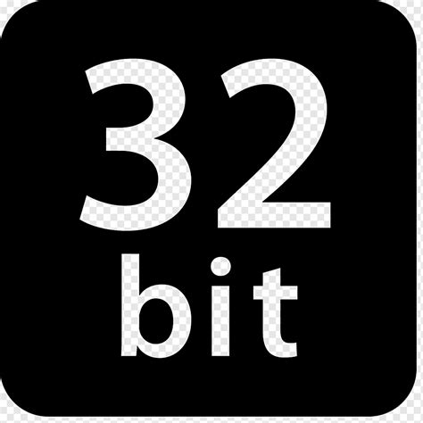 64 Bit Computing 32 Bit Computer Icons Bites Text Computer Logo Png