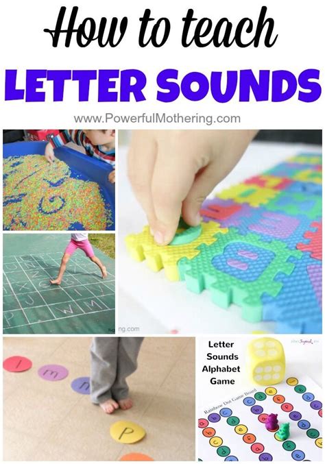 Click a letter of the alphabet and hear its most common sound! How to Teach Letter Sounds