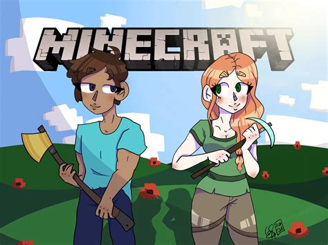 Ive Been Playing Minecraft A Bit More Recently And Decided To Whip Up Some Fanart Of Steve