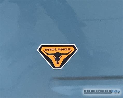 Close Look At The Badlands Reflective Badge Page 3 Bronco6g 2021