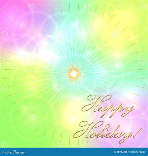 Vector Multicolor Pastel Holiday Background Royalty Free Stock Photo