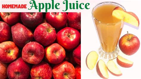 How To Make Apple Juice At Home With A Blender Youtube Homemade