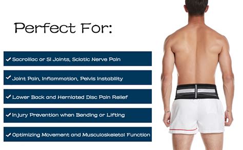 Paskyee Sacroiliac Hip Belt For Men And Women That Alleviates Sciatic