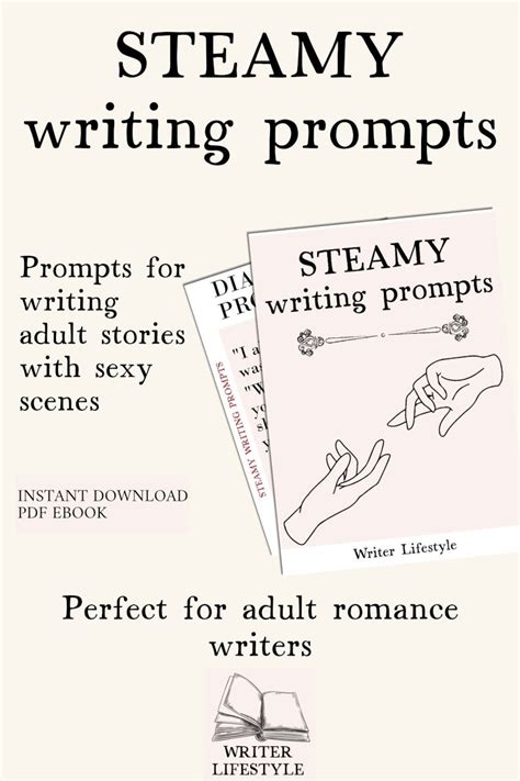 Steamy Writing Prompts Ebook For Adult Romance Fiction Spicy Etsy