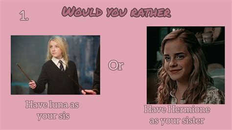 Would You Rather Harry Potter Edition Pt4 Youtube