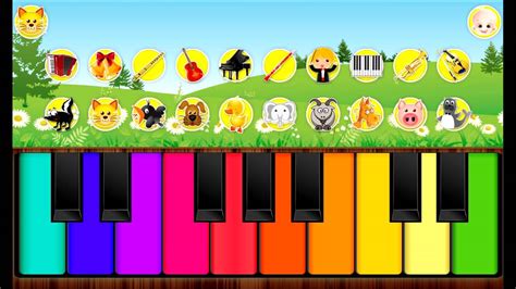 Kids Piano Free Educational Games Youtube