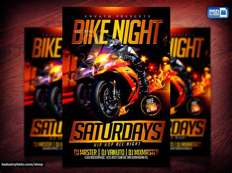 Motorcycle Event Flyer By Industrykidz On Deviantart