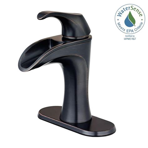 In our online store, we are sure that you will be. Pfister Brea 4 in. Centerset Single-Handle Bathroom Faucet ...