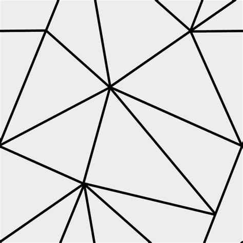 Zara Mono Geometric Wallpaper In White And Black Geometric Wallpaper