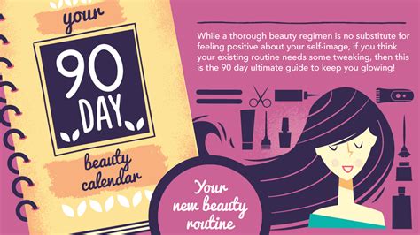 How To Build A New Beauty Routine In 90 Days Infographic