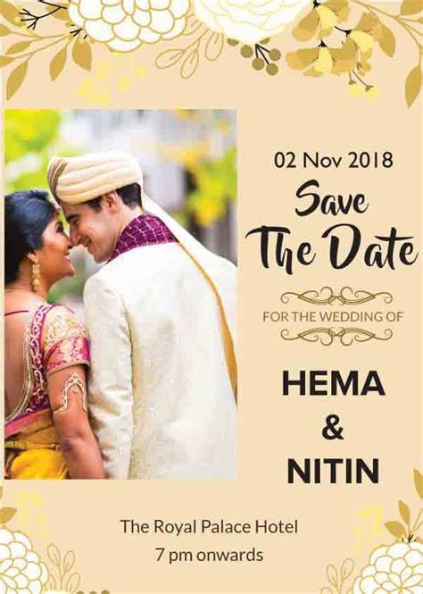 Indian Wedding Invitation Templates Free Online Invitation Card Make