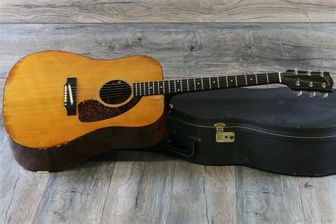 Vintage 1965 Gibson Heritage Acousticelectric Dreadnaught Brazilian