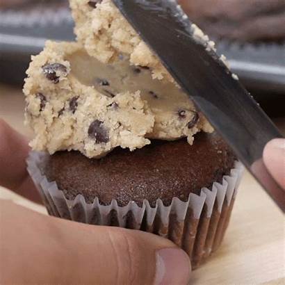 Cookie Dough Cupcake Baked Frosting Topped Goods